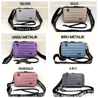  Tas  selempang  koper mini sepeda lipat Hard Case Forever 