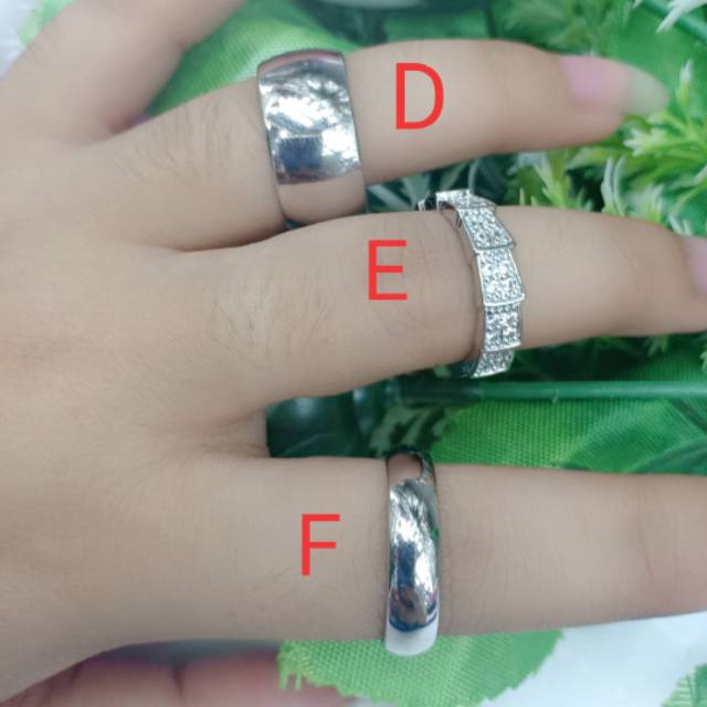 Cincin silver xuping D-F