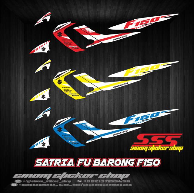 Striping Variasi Satria Fu Barong F150 Shopee Indonesia