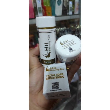 Promo habiskan stok MH Whitening skin kemasan lama original ber id card