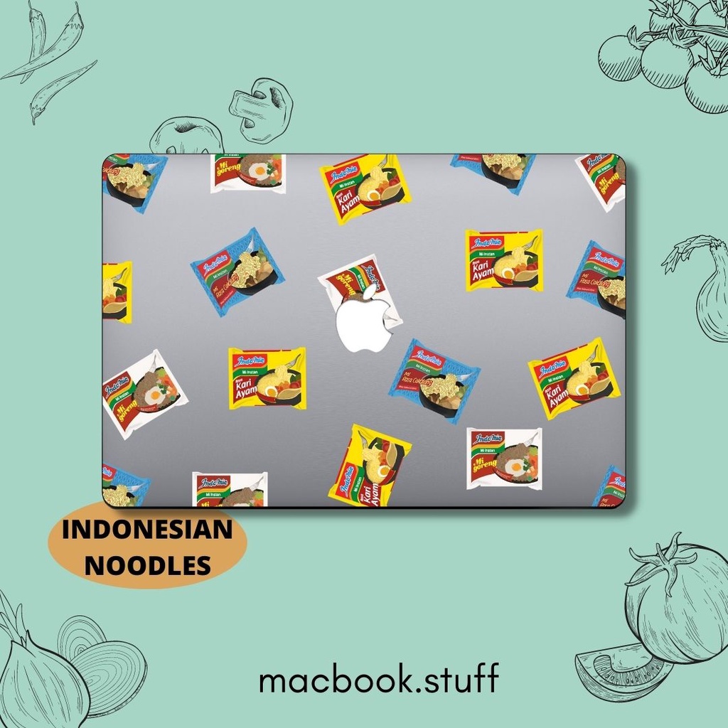 MACBOOK Case CUSTOM INSTANT NOODLE INDOMIE IRVINS COLLECTION DESIGN NEW AIR PRO RETINA 11 12 13 14 15 16 INCH NON /  WITH CD ROOM / TOUCHBAR / TOUCH ID / M1 2020 2021 2022