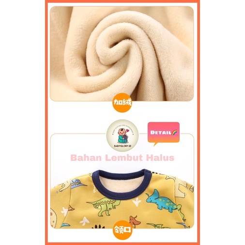 Setelan Lengan Panjang Premium Anak Laki Laki Perempuan Import / Setelan Piyama Anak Import / Baju Tidur Anak