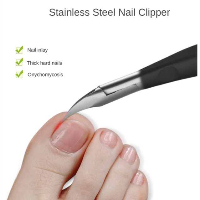Gunting Kuku Profesional Akurasi tinggi bentuk Tang Nail Clippers Manicure Correction Paronychia Improved Stainless steel nail clippers trimmer Ingrown pedicure care professional Cutter nipper tools feet toenail