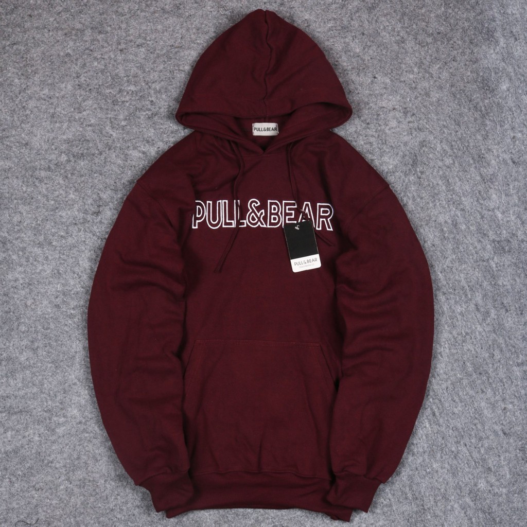 Jaket Hoodie PULL&amp;BEAR EMBROID Unisex Good Brand