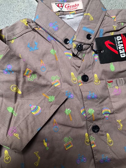 Lee Kemeja Anak Laki-laki Motif 6 Bulan - 13 Tahun 011a