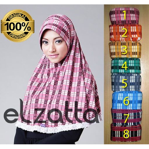 Kerudung Jilbab Instant Bergo Zahra Ravina Elzatta