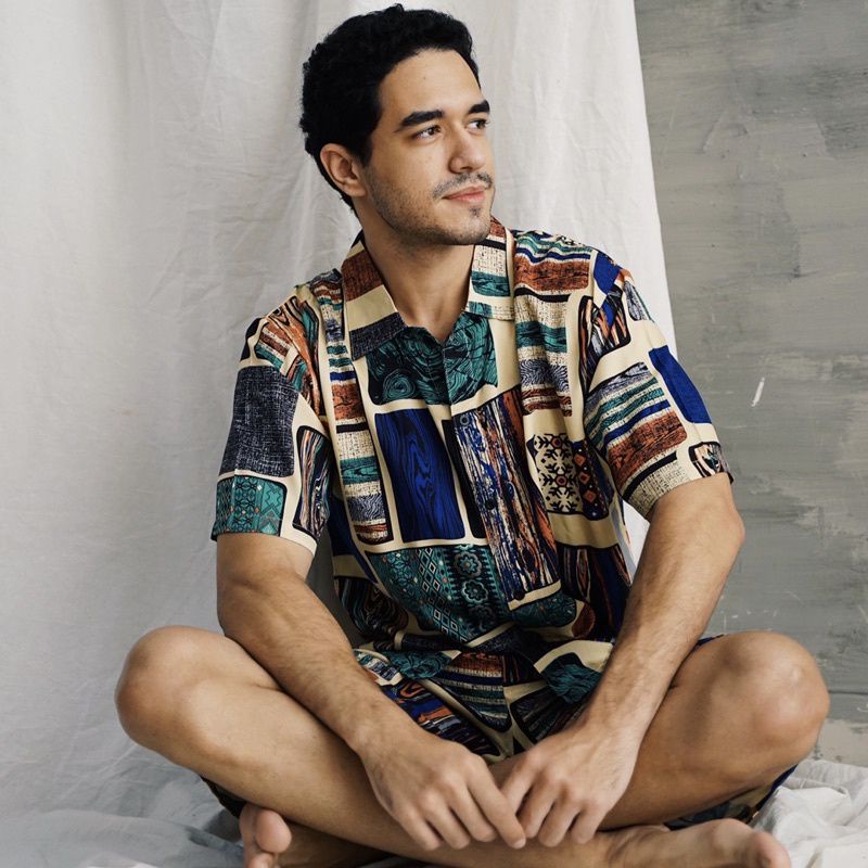 Kemeja Pria Etnik One Set Celana Men Sleepwear Premium Baju Tidur Pria Setelan Piyama Tidur Laki Lak