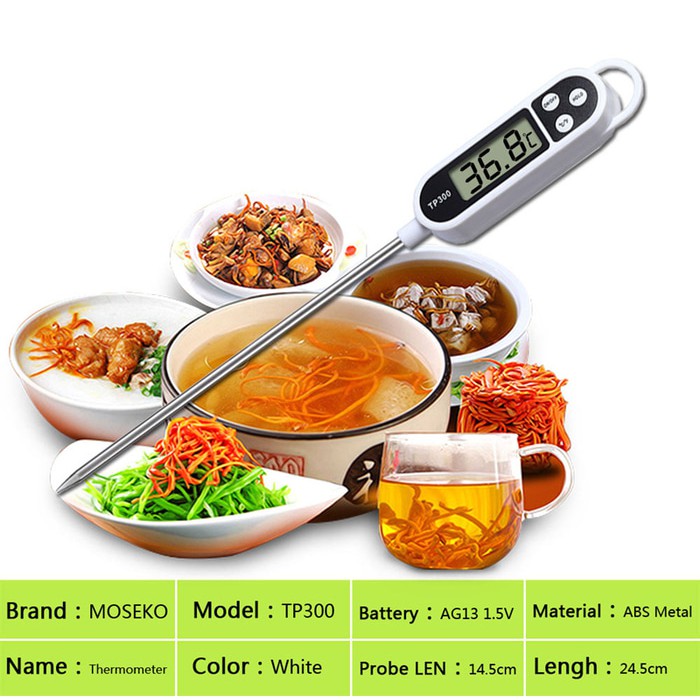 Digital BBQ Food Cooking Thermometer Susu TP-300 Termometer Digital LCD TP300