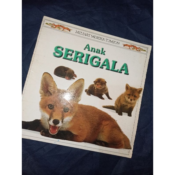 Buku pengetahuan anak - seri melihat mereka tumbuh - ANAK SERIGALA (preloved)