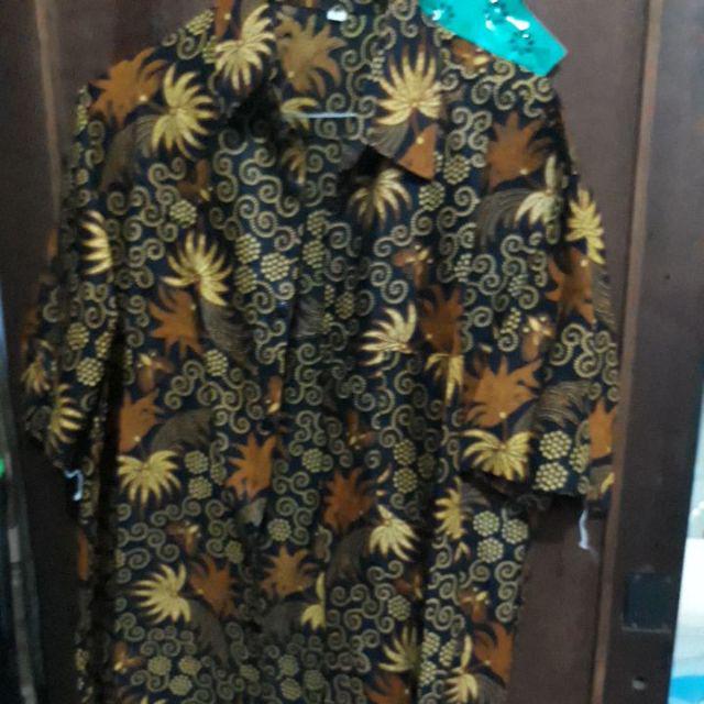 Terlaris Promo Awal Tahun Sale Batik Hrb026 Kenongo Hem Pendek