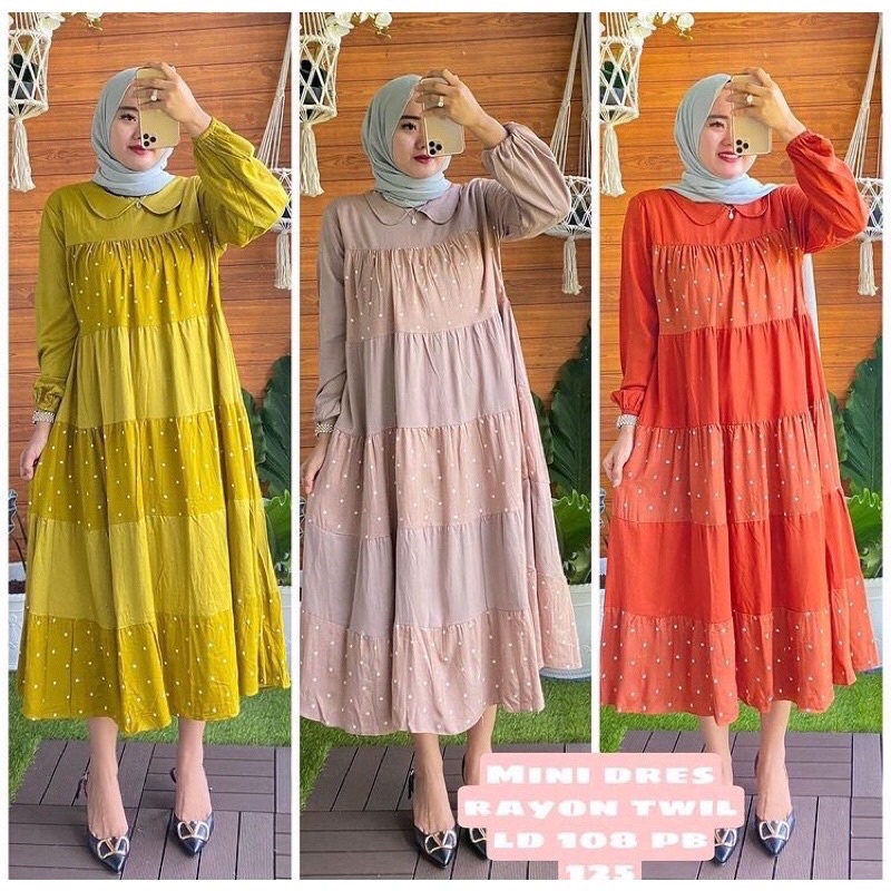 MINI POLKA DRESS / DRESS REMPLE POLKA