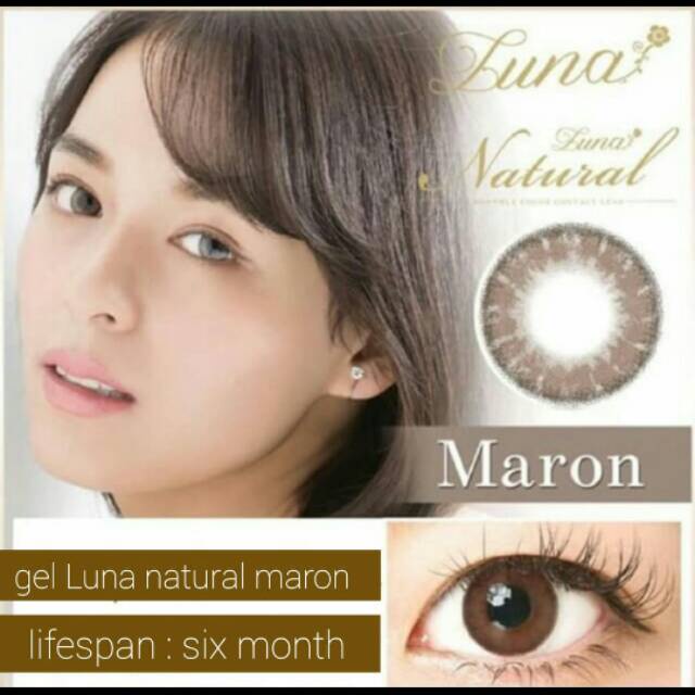 Softlens EOS Top Gel Luna Natural - Made in Korea - 14.5mm - NORMAL