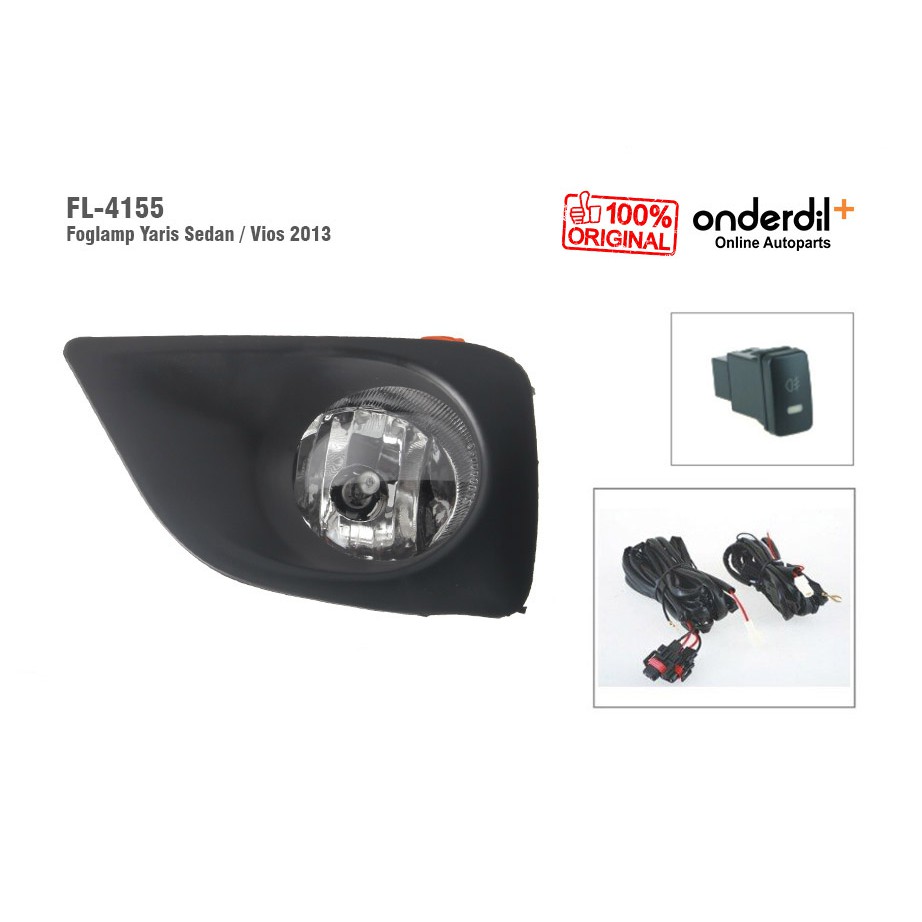 Foglamp Set Vios Gen 3 2013 Up - Sepasang