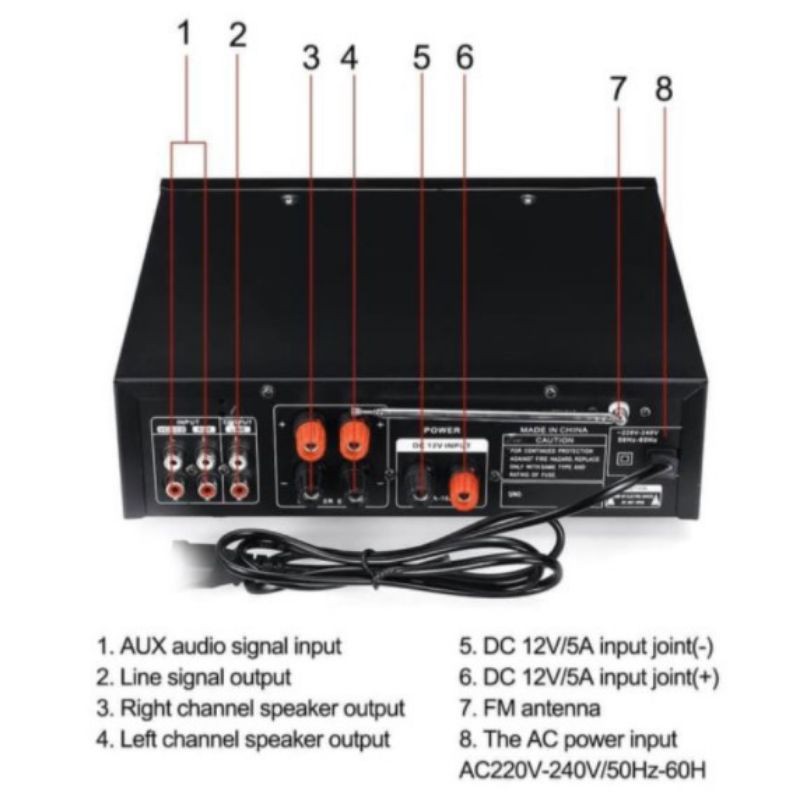 POWER AMPLIFIER DIGITAL BLUETOOTH FLECO BT-299 STEREO - AMPLI KARAOKE FLECO BT-299 AC DC-AMPLI MURAH