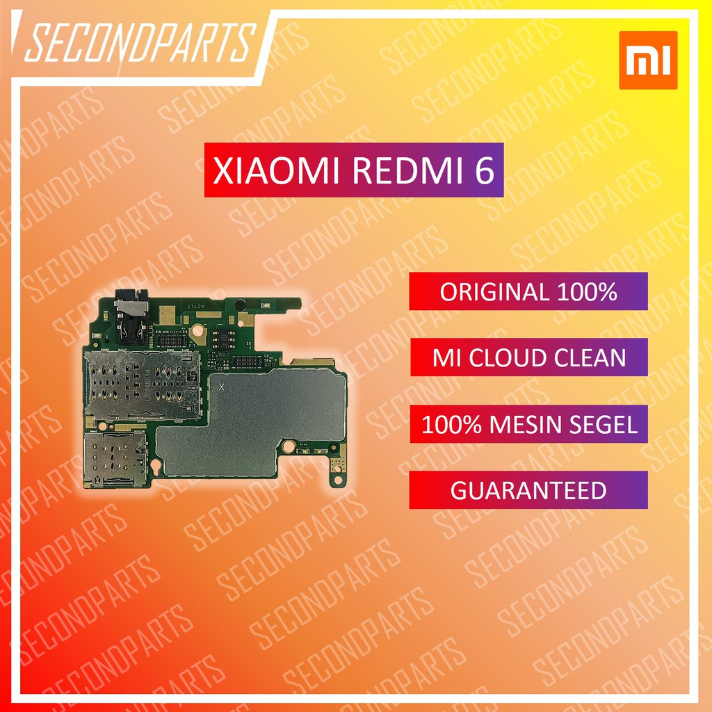 MESIN NORMAL XIAOMI REDMI 6 SEGEL ORIGINAL