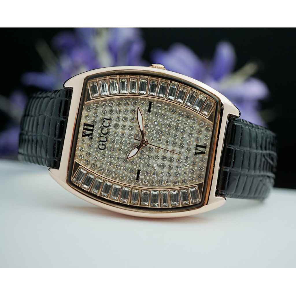 Jam Tangan Wanita Gucci Tali Kulit