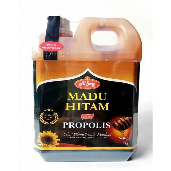 

Ge602G Madu Hitam Pahit Plus Propolis 1Kg / 1 Kg / 1000Gram Al Bany Asli Murn Ds5
