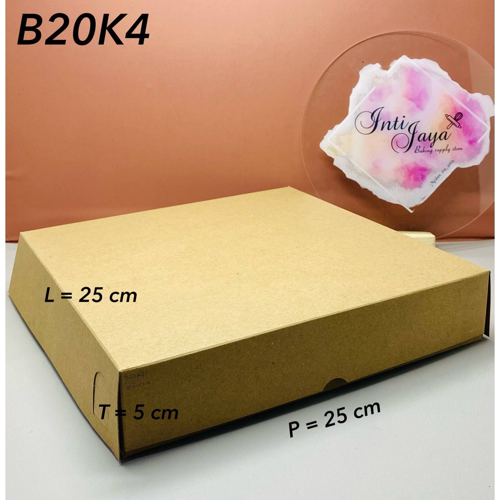 

Kotak Kraft isi 10 pcs 25cm x 25cm x 5cm (B20K4)