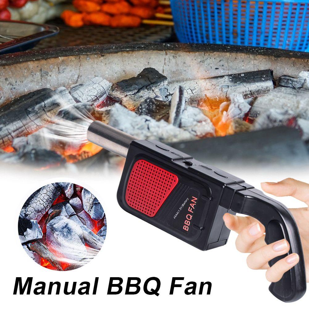 Solighter BBQ Fan Portable Outdoor Handheld Alat Kompor Masak