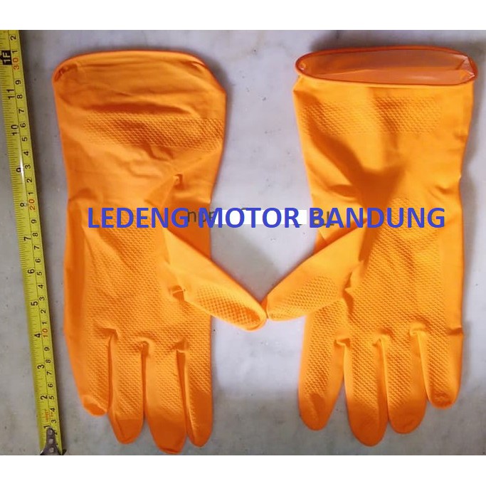 Sarung Tangan Karet Latex Glove Mencuci Bersih Berkebun Cuci Piring