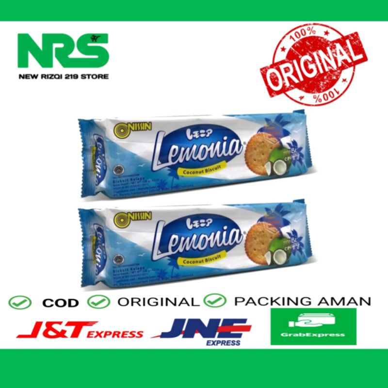 

Nissin Lemonia Coconut Biscuit 130g LEMONIA biskuit