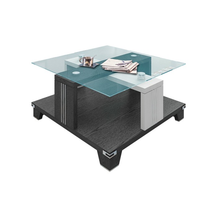 Meja Tamu Kaca Minimalis Persegi Siantano CT 593 Coffee Table