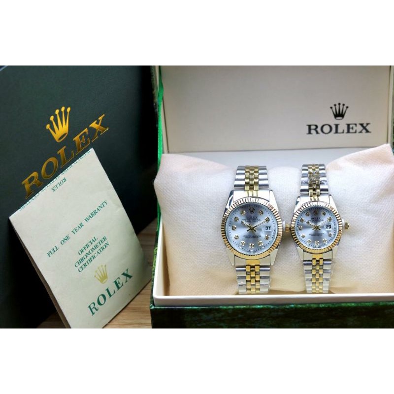 jam tangan rolex couple tanggal aktif