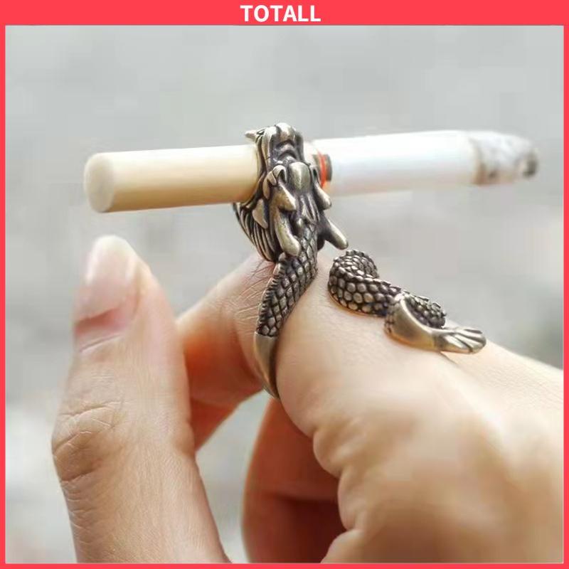 COD Cincin Holder Rokok Bentuk Naga Untuk Hadiah-Totall