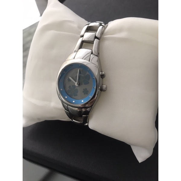 Preloved jam fossil bigtic bunga mini