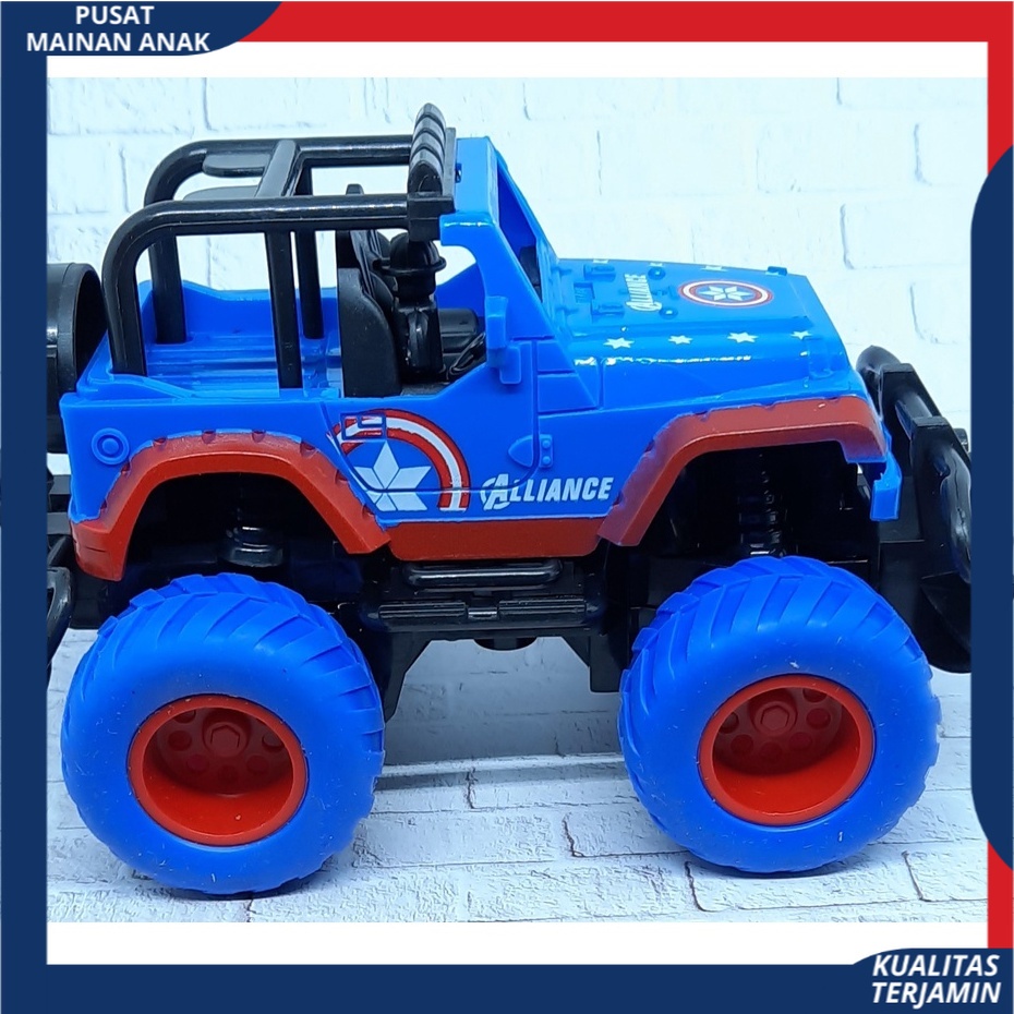 RC Rock Crawler Mobil Remote Kontrol Jeep Off Road Mini Mainan Remote Mobil Polisi NEW