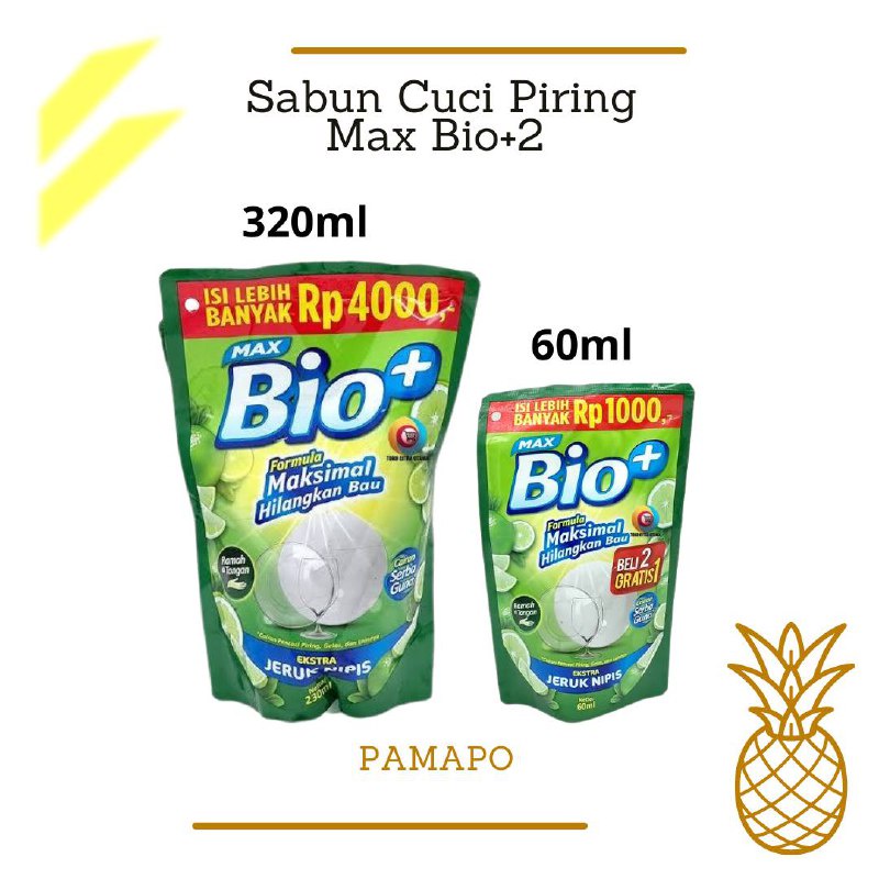 PAMAPO - SABUN CUCI PIRING MAX BIO PLUS