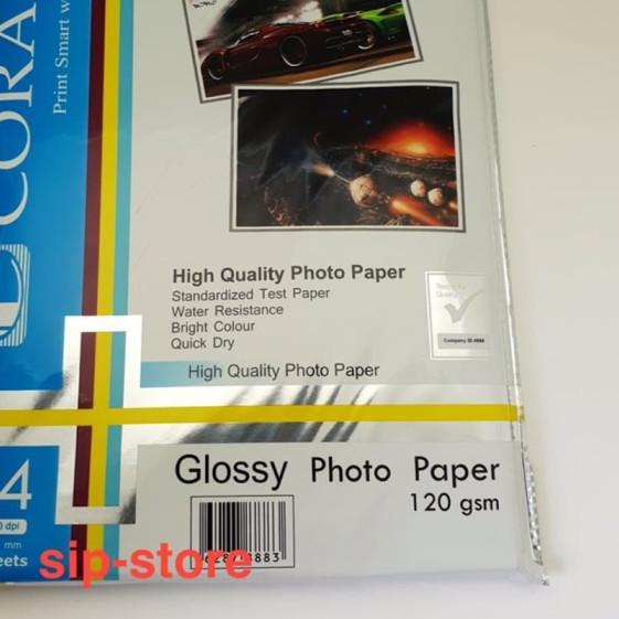 

❄ KERTAS PHOTO CORAL GLOSSY PHOTO PAPER A4 120 gsm ☆