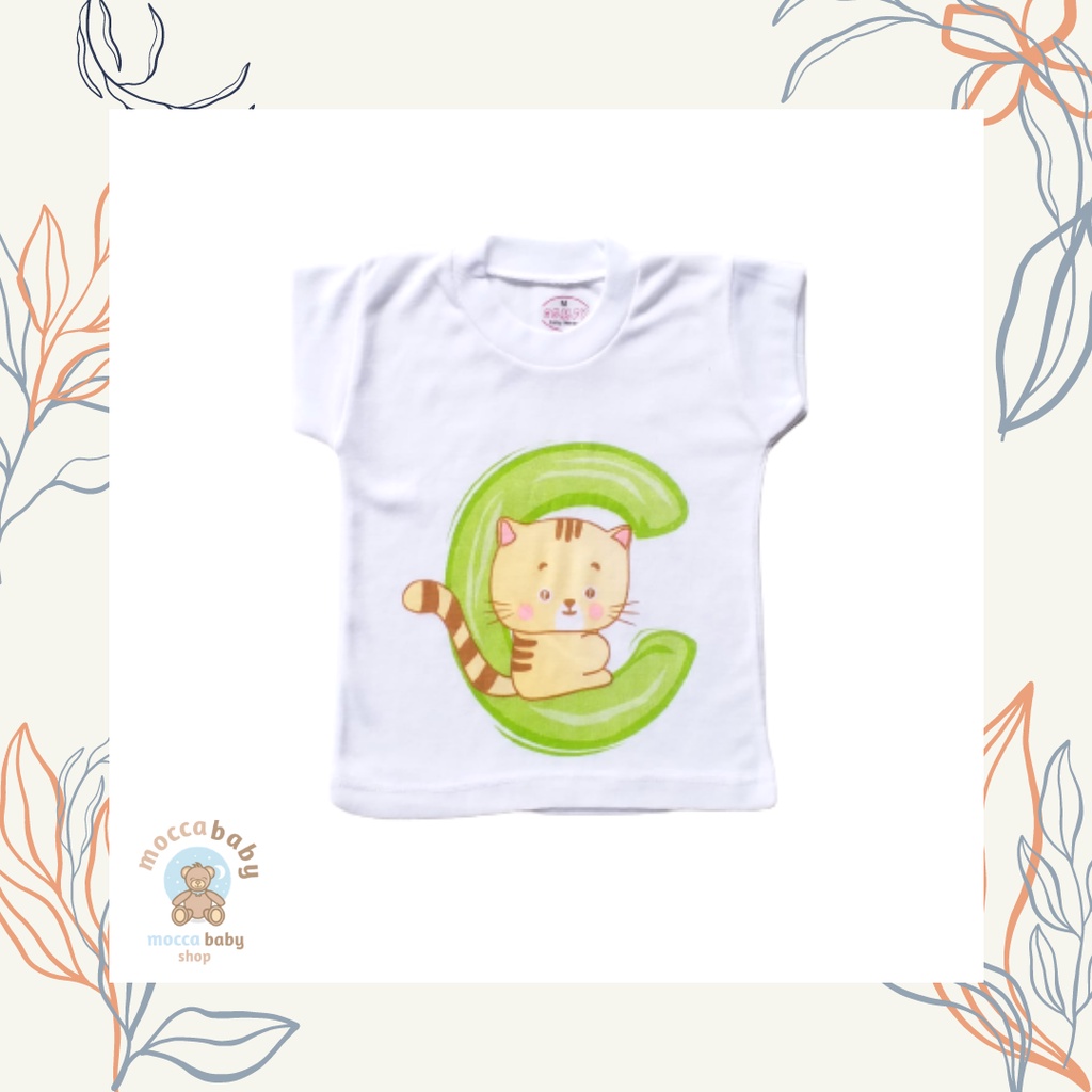 MBSS - ONECK KAOS Harian Karakter Anak Kids SIZE 0-4 Tahun / Kaos Anak Motif Kartun Unisex / ONECK1