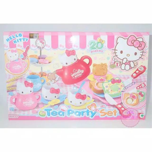 Hello kitty tea set ori sanrio