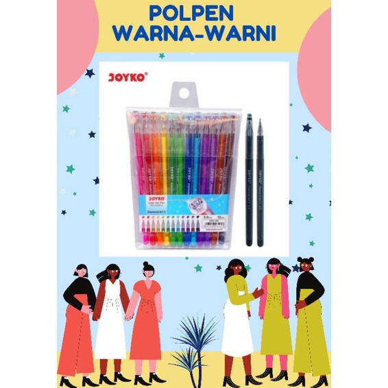 

Polpen warna-warni Joyko