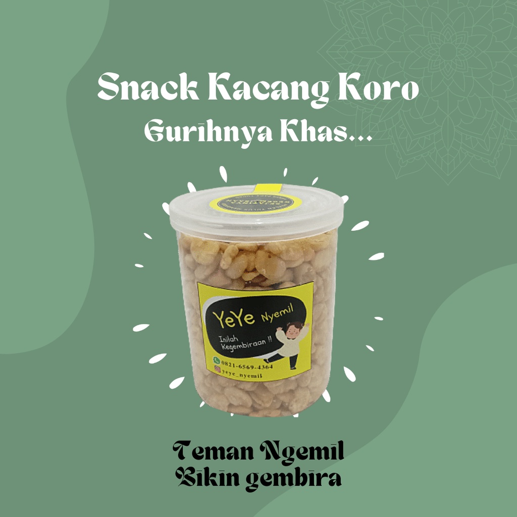 

Kacang Koro Kupas Gurih Nagih by YeYe Nyemil