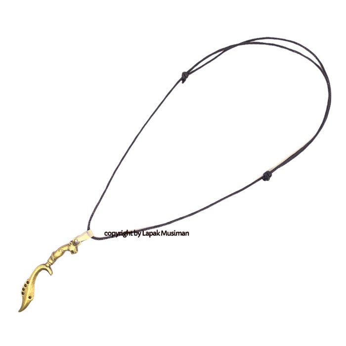 [Bayar di Tempat] Kalung Pria Bandul Kujang Liontin Keren Terbaru Korean Style Distro