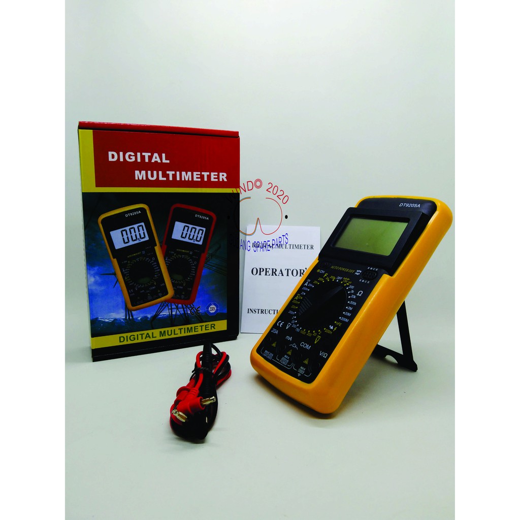 AVO METER | MULTI TESTER DIGITAL DT9205A | AVO METER DIGITAL DT9205A | DIGITAL AVO METER DT9205A