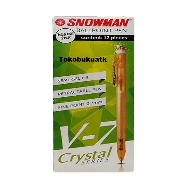 

Pulpen Snowman V-7- Pulpen Snowman V7