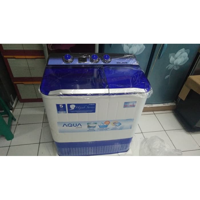 AQUA Mesin Cuci 2 Tabung 9Kg QW-980XT 980XT GARANSI RESMI