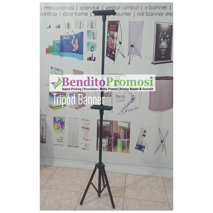 

TERLARIS !!! Harga Promo | Tripod Banner 2 sisi | Banner Display | Media Promosi