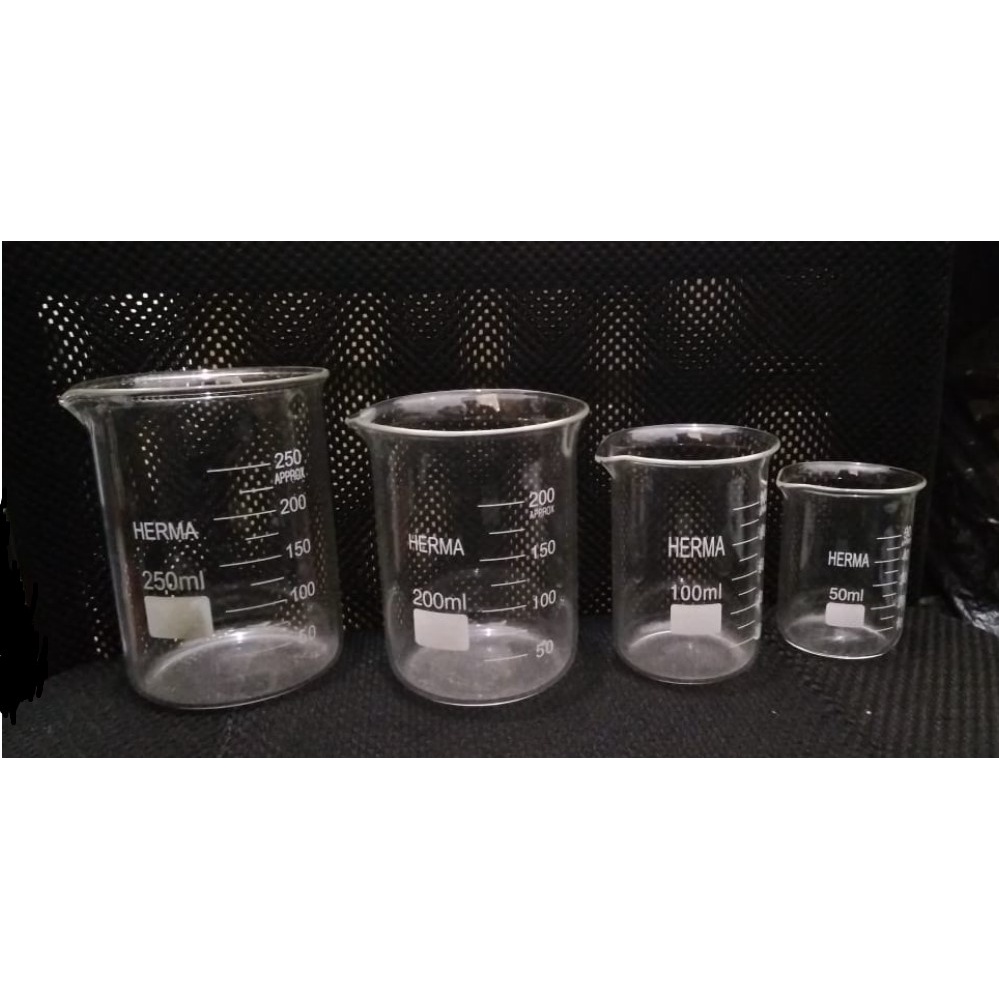 Beaker Glass Lab Gelas Takar Kaca 150 ml Gelas Takar 150ml Server kopi