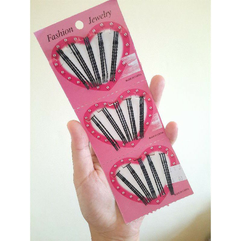 Jepit Rambut Lidi isi 15 pcs / Jepit Biting Wanita