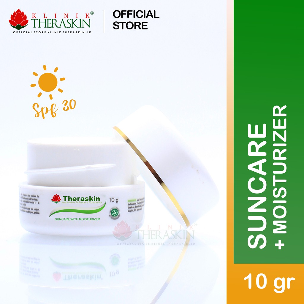 Cream Theraskin Suncare with Moisturizer / Tabir Surya SPF 30 + Melembakan Kulit 10grm