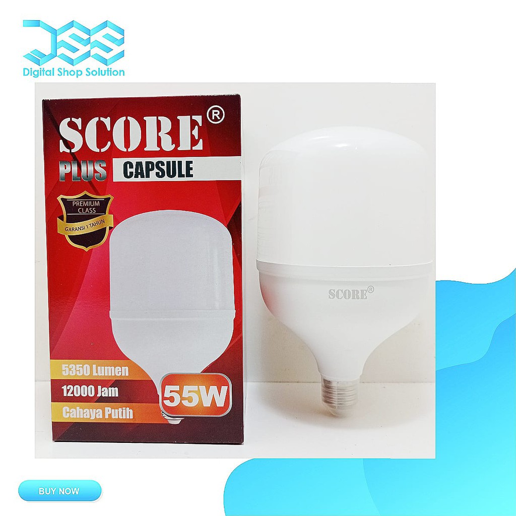 Lampu LED 55Watt Bohlam LED 55W Murah Garansi 1 Tahun SCORE Capsul