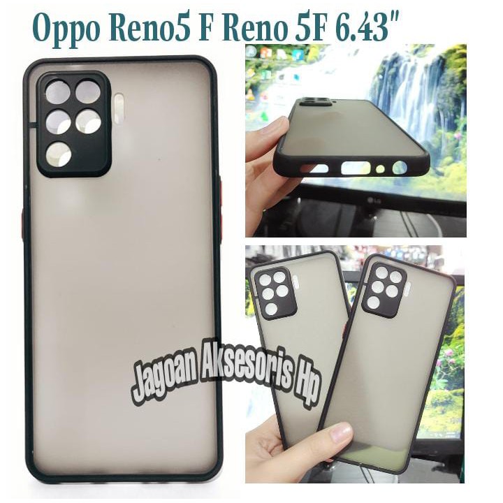 Bumper AERO CASE Oppo Reno 5F Reno5 F 6.43 Inchi Premium Hardcase My Choice List Warna Matte