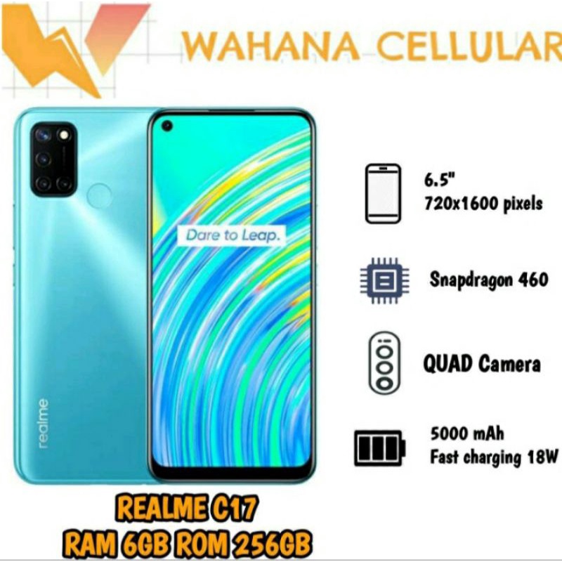 HP REALME C17 RAM 6/256 GB - RILMI C17 6GB/256GB GARANSI RESMI
