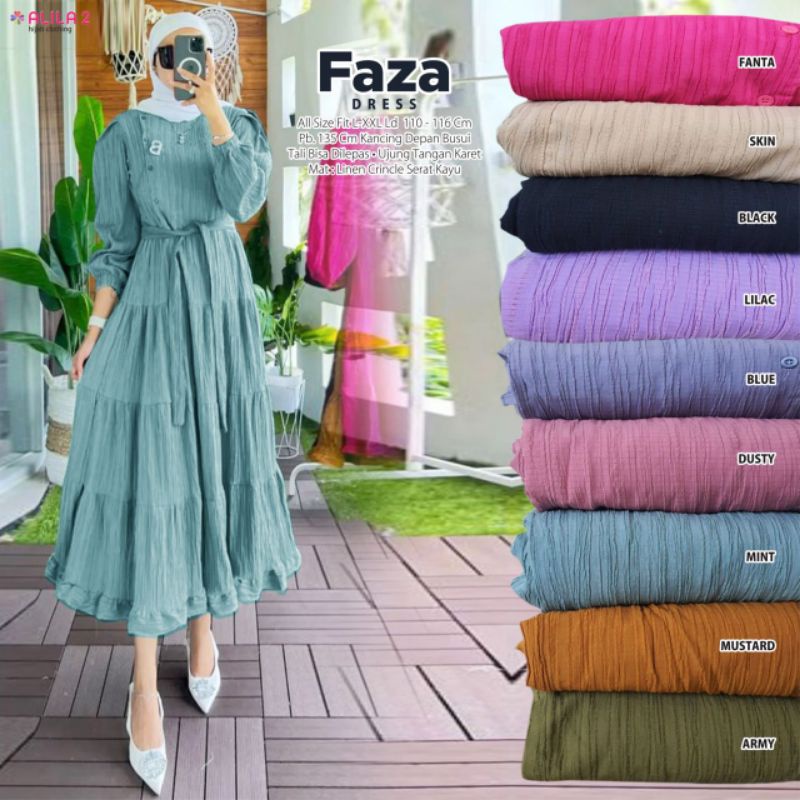 FAZA MIDI DRESS BY ALILA HIJAB