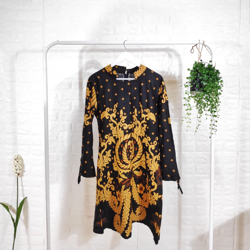 (COD) Daily Things Tunik Batik Lasmaya Fit XL LD 100cm