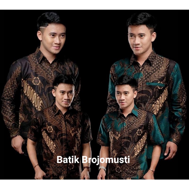 TERBARU Couple sweet || couple batik ayah dan anak cowok BATIK HIJAU